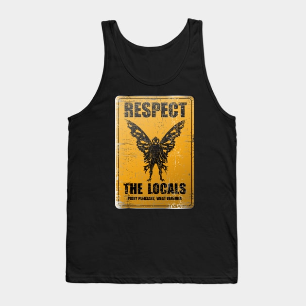 Mothman, Point Pleasant, West Virginia, Respect the Locals Tank Top by HEJK81